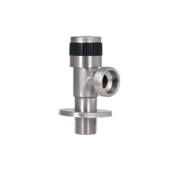 Кран кутовий Thermo Alliance Standart 1/2"Зх3/4"З нерж., з керам. буксою TAS345W1520SS SD00053549 фото