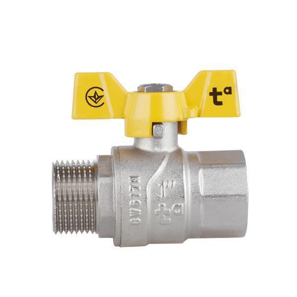 Кран кульовий Thermo Alliance Forte 1" ВЗ для газа (метелик) SF607G25 SD00010562 фото