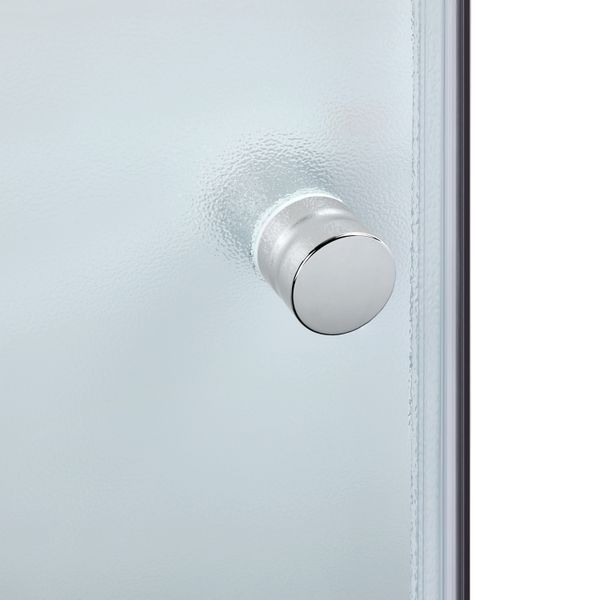 Lidz Latwa SC90x90.SAT.MID.FR Душевая кабина полукруглая, стекло Frost 4 мм + Lidz Душевой поддон KAPIELKA ST90x90x26, с панелью SD00050781 фото