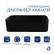 Комплект Qtap Tern: Раковина накладна прамокутна 480х370х135 мм Matt Black + Донний клапан PU03 SD00053424 фото 3
