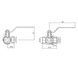 Кран кульовий Thermo Alliance Standart триходовий 1/2"ВВВ SD310W15 SD00002787 фото 2