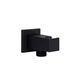 Подключение с держателем для шланга Qtap Spojeni прямоугольное QTCRBBH025 Black Matt SD00048968 фото 1