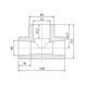 Трійник PPR Blue Ocean 90х32х90 редукційний SD00009229 фото 5