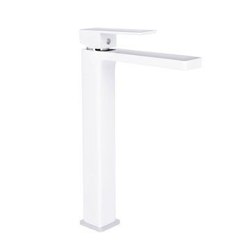 Змішувач для раковини Qtap Gemini високий QTGEM269CRW45679 Chrome/White SD00051803 фото
