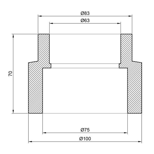 Муфта PPR Thermo Alliance 75х63 SD00029320 фото