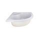Lidz Latwa SC90x90.SAT.HIGH.FR Душевая кабина полукруглая, стекло Frost 4 мм + Lidz Душевой поддон KAPIELKA ST90x90x41, с панелью SD00050783 фото 11