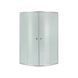 Lidz Latwa SC90x90.SAT.HIGH.FR Душевая кабина полукруглая, стекло Frost 4 мм + Lidz Душевой поддон KAPIELKA ST90x90x41, с панелью SD00050783 фото 7