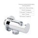 Комплект для душу Qtap Olsava Chrome: Змішувач QTOS6212107ODC + Лійки (QTRUC125CRM45952,QTHLA107CRM45948) + Шланг QTHADPVC200C + QTCRMBH030 SD00053669 фото 5