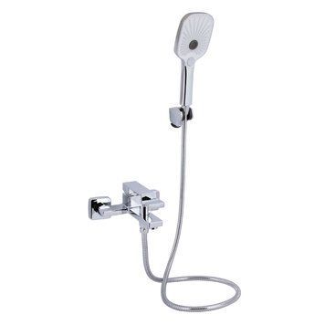 Змішувач для ванни Qtap Gemini (з душовим гарнітуром) QTGEM259CRM45681 Chrome SD00051805 фото