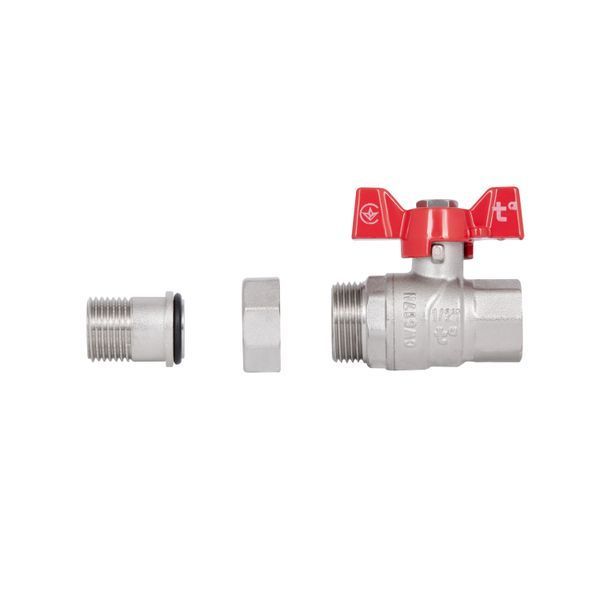 Кран кульовий "Американка" Thermo Alliance Forte 1/2" прямий SF220W15 SD00017967 фото
