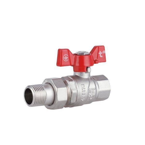Кран кульовий "Американка" Thermo Alliance Forte 1/2" прямий SF220W15 SD00017967 фото