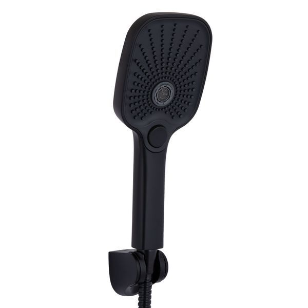 Смеситель для ванны Qtap Gemini (c душевым гарнитуром) QTGEM259BLM45682 Black Matt SD00051806 фото
