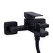 Смеситель для ванны Qtap Gemini (c душевым гарнитуром) QTGEM259BLM45682 Black Matt SD00051806 фото 3