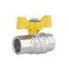 Кран шаровой Thermo Alliance Forte 1/2" ВР для газа (бабочка) SF602G15 SD00010576 фото 2