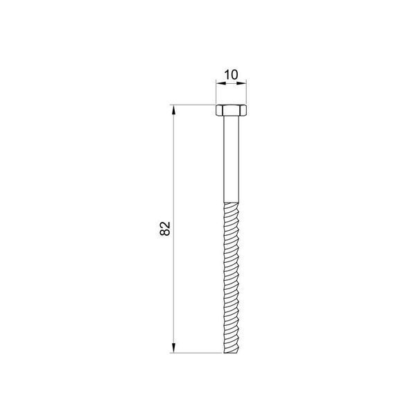 Крепеж унитаза Thermo Alliance Standart из нержавеющей стали S2 6x80 мм SD103S2SS SD00051161 фото