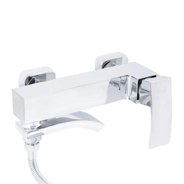 Смеситель для ванны Qtap Swan Cascada с поворотным изливом (c душевым гарнитуром) QTSWA260CRM45565 Chrome SD00051689 фото