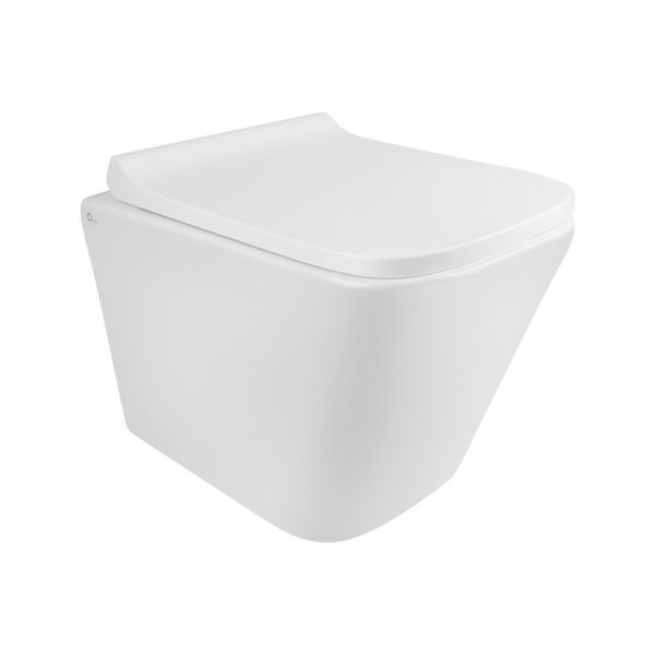 Готове рішення Qtap для ванної кімнати: підвісний унітаз Tern Rimless 490x340x350 + комплект інсталяції Nest 4 в 1 (лінійна клавіша White) SD00043020 фото