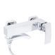 Смеситель для ванны Qtap Swan Cascada с поворотным изливом (c душевым гарнитуром) QTSWA260CRM45565 Chrome SD00051689 фото 4