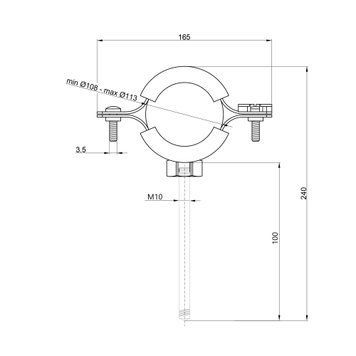 Хомут Thermo Alliance Forte 4" (D108-113 мм) SF100100 SD00052425 фото