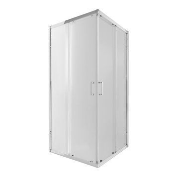 Душова кабіна Qtap Taurus CRM1011SC6 100x100 см, скло Clear 6 мм, покриття CalcLess без піддона SD00045257 фото