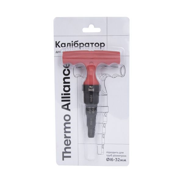 Калібратор з тріскачкою Thermo Alliance для м/п труб d16-32 STD-404 SD00054389 фото