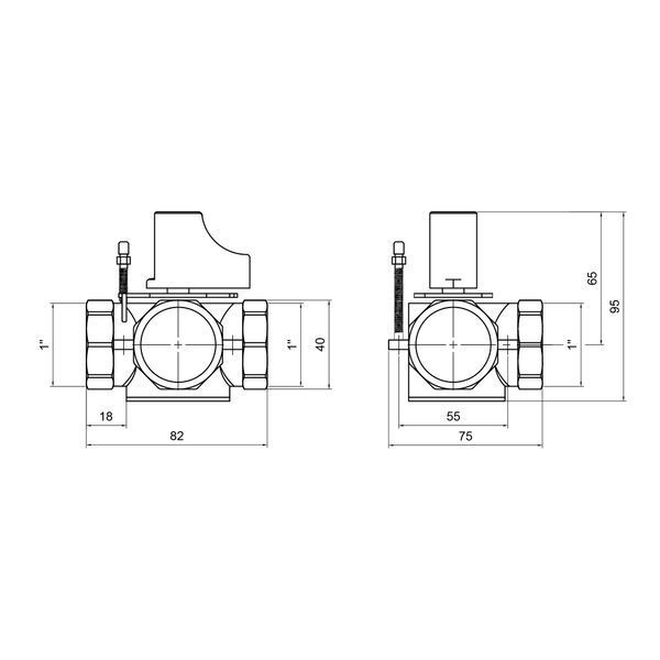 Клапан триходовий Thermo Alliance Standart 1" ВР ручний SF363W25 SD00039026 фото