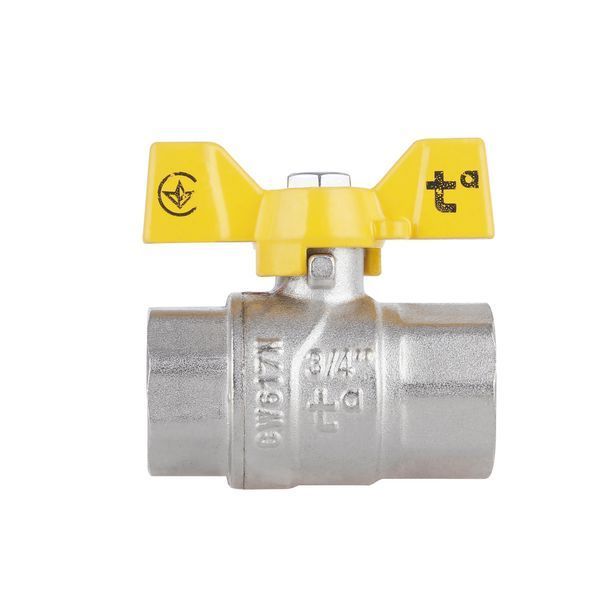 Кран кульовий Thermo Alliance Forte 3/4" ВР для газа (метелик) SF602G20 SD00010568 фото