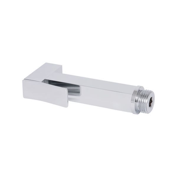 Лійка для гігієнічного душу Qtap Rucni прямоугольна QTCRMB120 Chrome (Bidet) SD00035709 фото