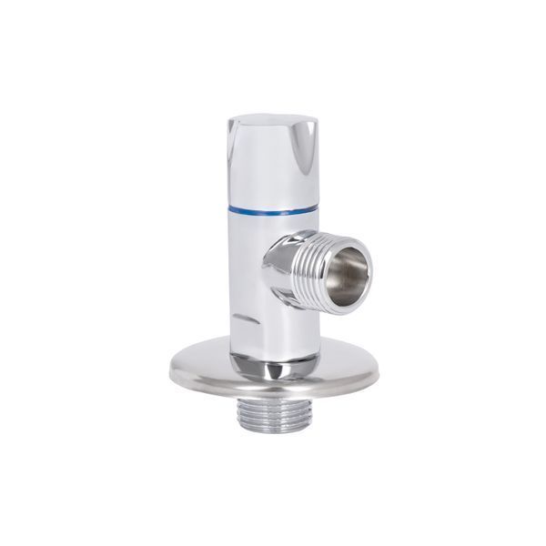 Кран кутовий Thermo Alliance Standart (ручка кругла) з керам.буксою 1/2"З х 1/2"З SF342W1515 SD00005707 фото