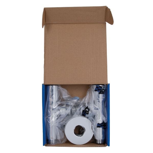 Комплект кранів Thermo Alliance Standart 1/2" НР для рушникосушарки кутовий SF395W15 SD00046628 фото