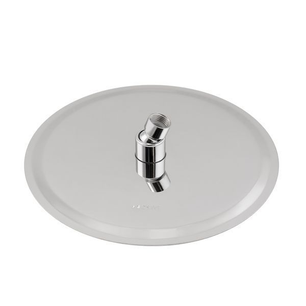 Лійка для верхнього душу Лейки Lidz Лейка 125 245 мм округла LDNIA125NKS37518 Chrome SD00043621 фото