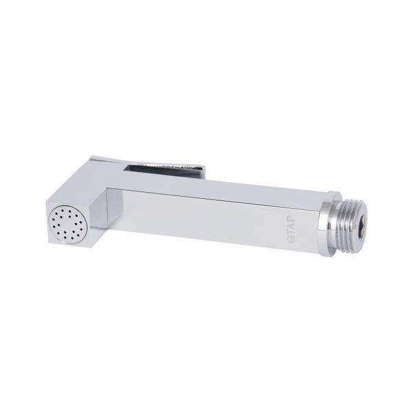 Лійка для гігієнічного душу Qtap Rucni прямоугольна QTCRMB120 Chrome (Bidet) SD00035709 фото