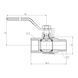 Кран шаровой Thermo Alliance Forte 1/2" ВН для газа (ручка) SF605G15 SD00010583 фото 3