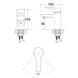 Смеситель для раковины Lidz Tani 0011F1 (k40) LDTAN001F1CRM44959 CRM SD00051083 фото 2