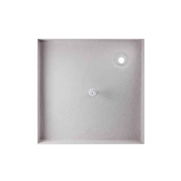 Набор Lidz душевая кабина Wawel SC80x80.SAT.LOW.GR, стекло тонированное 4 мм + поддон Mazur SD00048615 фото