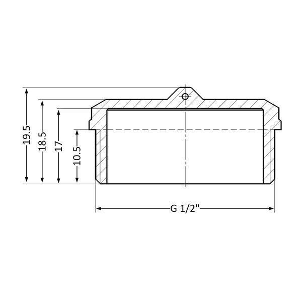 Заглушка Thermo Alliance Standart 1/2" ЗР SD40315 SD00047802 фото