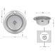 Кухонна мийка Brinex 510-D 0,8 мм Micro Decor (BRIN510MDEC08) SD00054085 фото 3