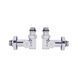 Комплект кранов Thermo Alliance Standart 1/2", хром, для полотенцесушителя угловой SF395W15HE SD00046629 фото 5