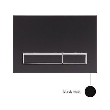 Готове рішення Qtap для ванної кімнати: підвісний унітаз Swan Rimless 520х360х320 + комплект інсталяції Nest 4 в 1 (лінійна клавіша Black mat) SD00042993 фото