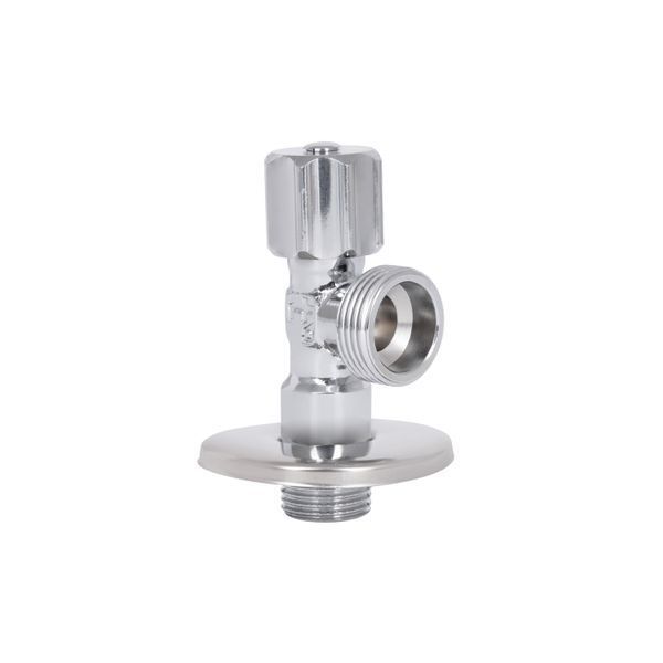 Кран кутовий Thermo Alliance Standart (ручка шестигранник) з вент.буксою 1/2"З х 3/4"З SF3441520 SD00021098 фото