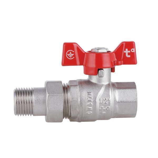 Кран кульовий "Американка" Thermo Alliance Forte 1/2" прямий SF220W15 SD00017967 фото