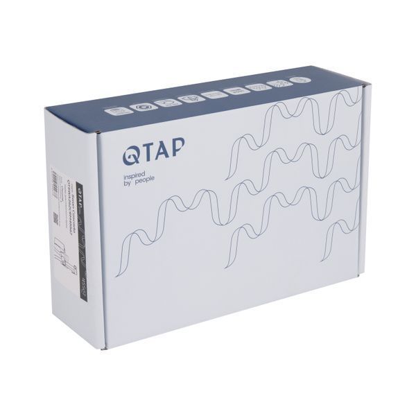 Набор для гігієнічного душу Qtap Swan Cascada прямокутний QTSWA262CRM45567 Chrome SD00051691 фото
