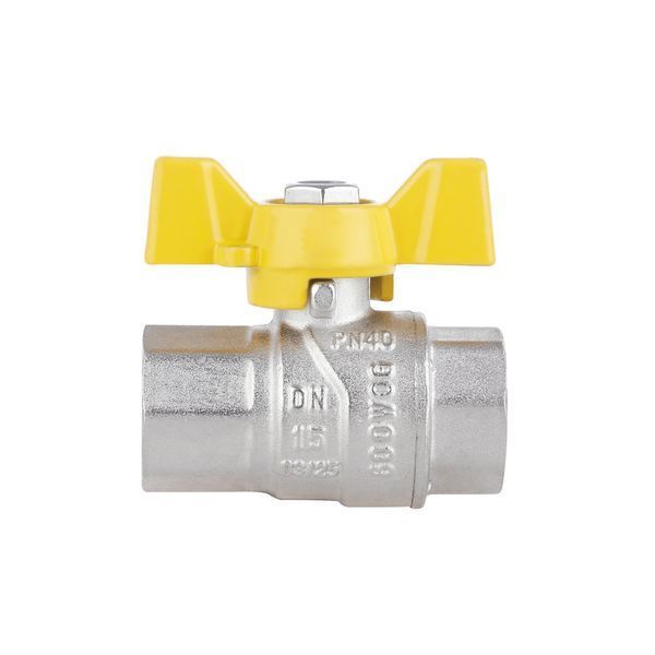 Кран кульовий Thermo Alliance Forte 1/2" ВР для газа (метелик) SF602G15 SD00010576 фото