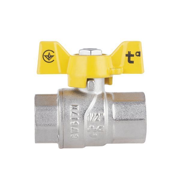 Кран кульовий Thermo Alliance Forte 1/2" ВР для газа (метелик) SF602G15 SD00010576 фото