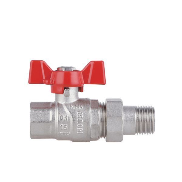 Кран кульовий "Американка" Thermo Alliance Forte 1/2" прямий SF220W15 SD00017967 фото