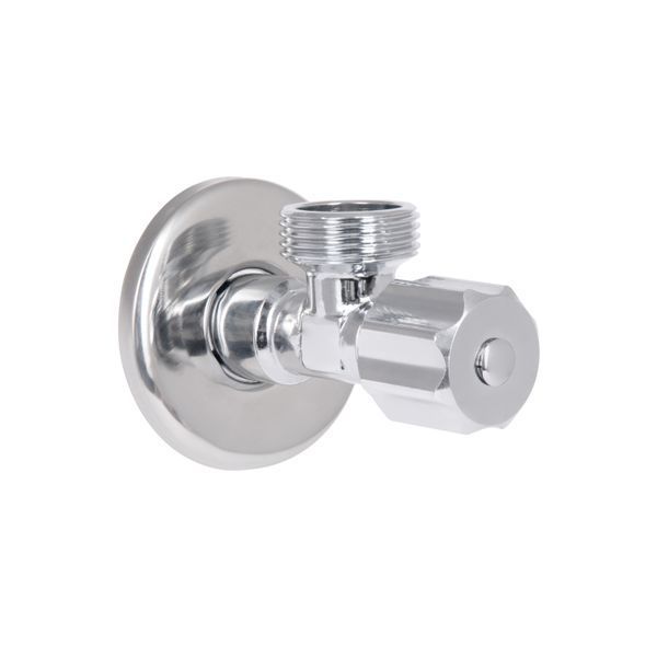 Кран кутовий Thermo Alliance Standart (ручка шестигранник) з вент.буксою 1/2"З х 3/4"З SF3441520 SD00021098 фото
