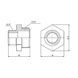 Ніпель редукційний Thermo Alliance Forte 3/8"х1/4" SF35996 SD00002591 фото 1