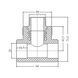 Трійник PPR Blue Ocean 25х3/4"х25 ЗР SD00009247 фото 1