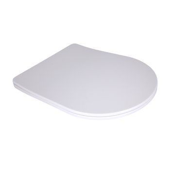 Сидіння для унітаза підлогового (Grand) 560&times;363&times;30 мм, White, з мікроліфтом, Slim Duroplast, Quick Release QT26228301W3 Qtap SD00053639 фото