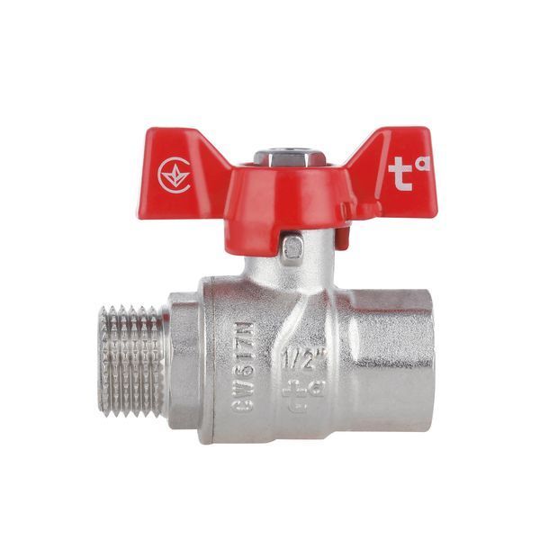 Кран шаровой Thermo Alliance Forte 1/2" ВН для воды (бабочка) SF607W15 SD00010577 фото